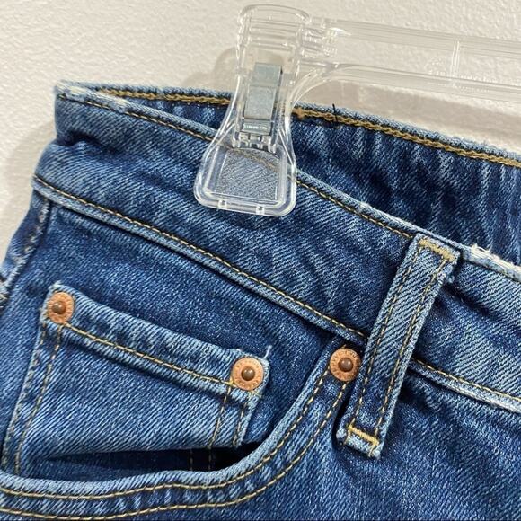 ASOS Weekday Way Mid Rise Stretch Straight Leg Jeans - Picture 2 of 12